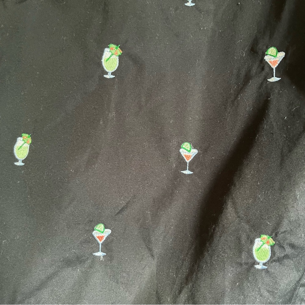 CLOSET CLOSING FINAL PRICE Vintage Cocktail Embroidered 100% cotton Dress - Picture 6 of 7